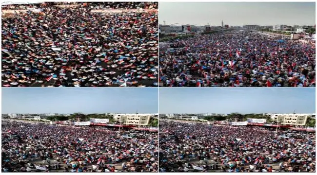 عدن تنتفض جماهيرياً.. مليونية التصعيد ترسم ملامح م...