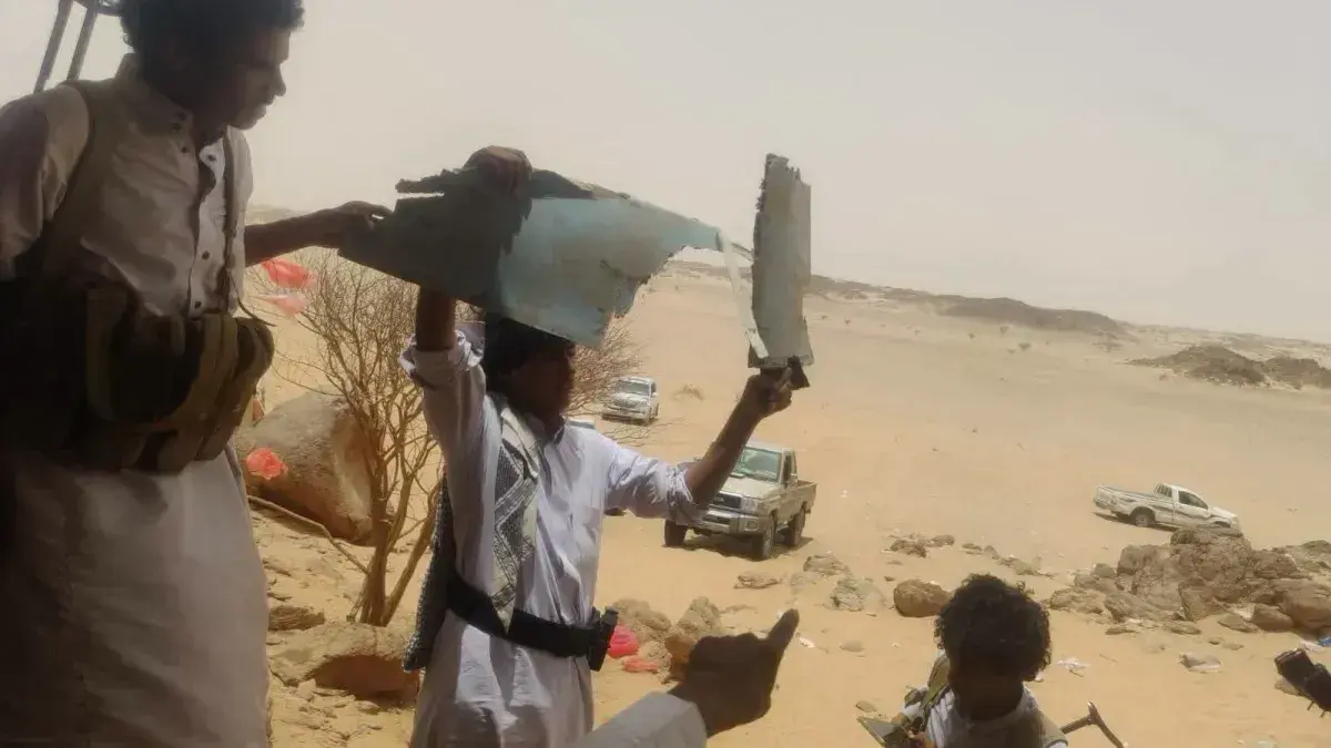 إسقاط مسيرة حوثية فوق منطقة استراتيجية بالجوف