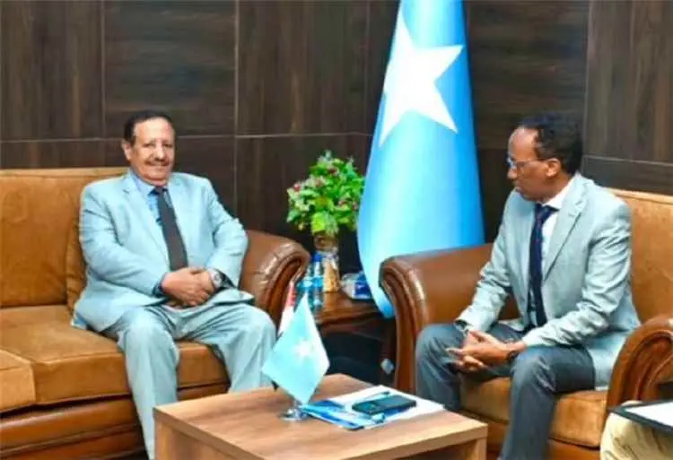 السفير فضل الحنق يستعرض مع نائب وزير الخارجية الصو...