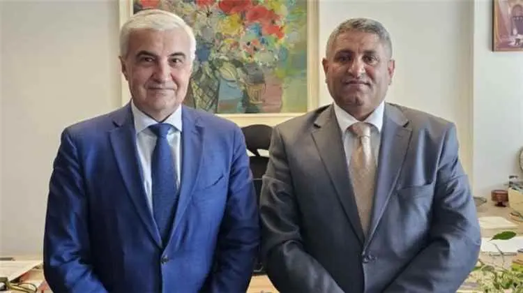 السفير شمر يستعرض مع مسؤول بلغاري التطورات السياسي...