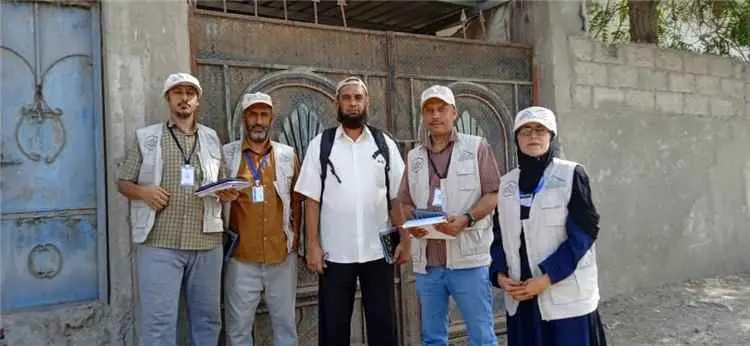 عدن تواصل تنفيذ المرحلة الميدانية الثالثة من مسح م...