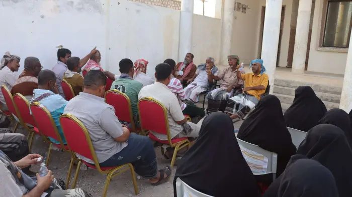 انتقالي سيحوت ينظم وقفة احتجاجية أمام جامع باكريت...