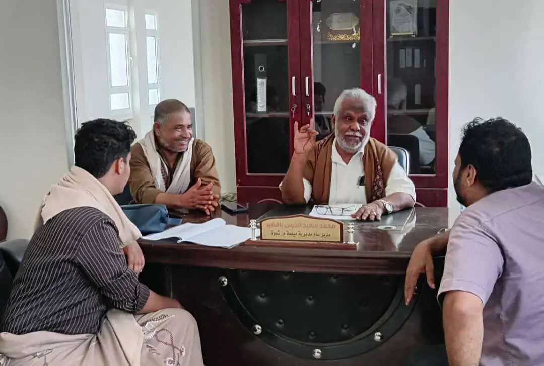 مدير عام مديرية ميفعة يرحب بقدوم القافلة الطبية إل...