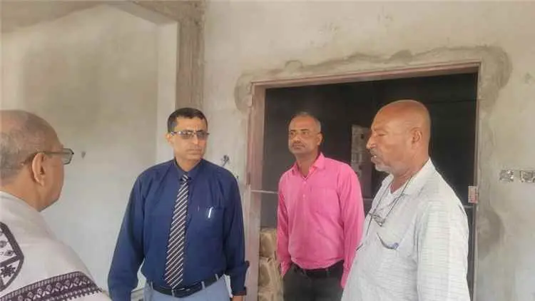 الدكتور الجابر والمهندس هود بغازي يتفقدان أعمال إع...