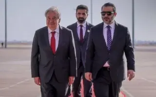في أول زيارة منذ توليه منصبه.. غوتيريش يصل إلى سور...