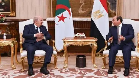 السيسي وتبون يشددان على حماية أمن الدول العربية وت...