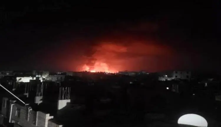 الحوثي يمطر منطقة سكنية بالهاونات والدمار يطال مشروع مياه بالحيمة