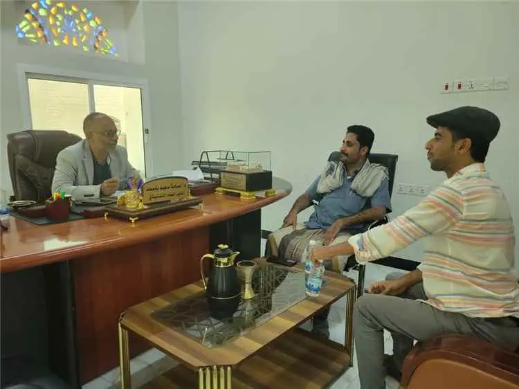 صندوق النظافة بساحل حضرموت يستقبل مدير وحدة النظاف...