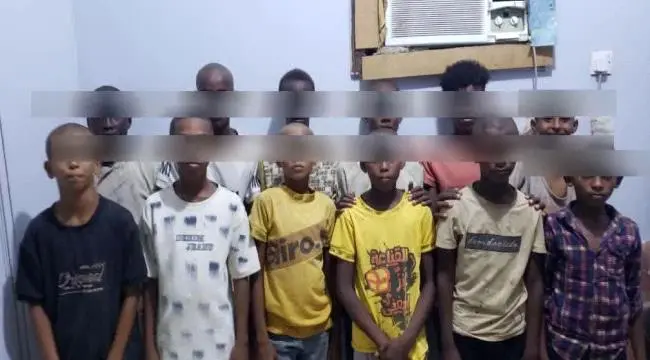 في واقعة غير مسبوقة.... ضبط عصابة مكوّنة من 12 طفل...