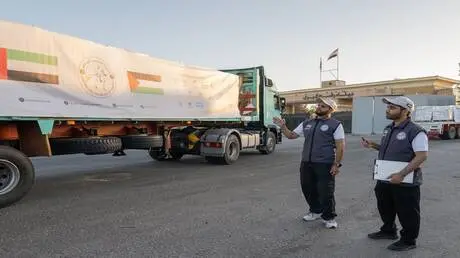 "الفارس الشهم 3": 5 قوافل إماراتية تدخل إلى غزة مح...