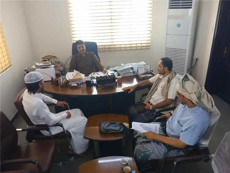 شركة حلول حضرموت بترولاين تبحث مع هيئة المساحة الج...