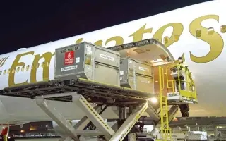 «الإمارات للشحن الجوي» تنقل 1000 طن أغذية من المملكة المتحدة إلى الإمارات في 6 أشهر