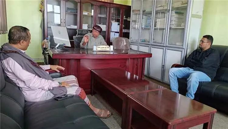 شركة "حلول حضرموت بترولاين" تزور الجهاز المركزي لل...