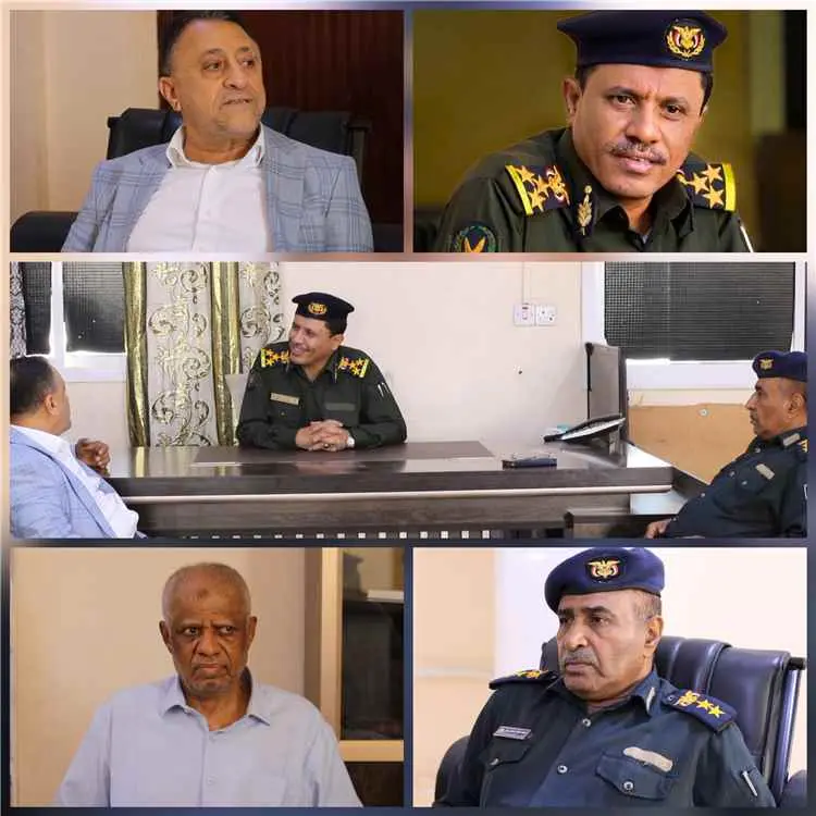 الأمين العام للمجلس المحلي بأبين يناقش مع مدير الأمن تعزيز الأداء المؤسسي الأمني في المديريات