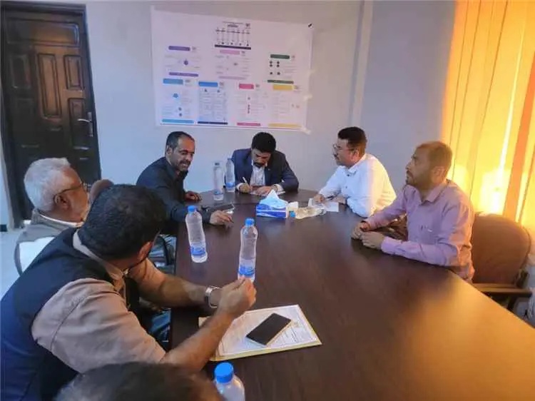 برئاسة الوكيل باعوضة، لقاء صحي موسع يناقش أوضاع ال...