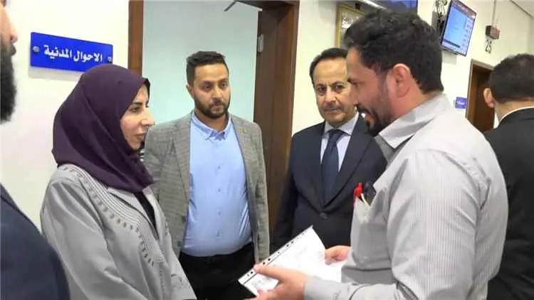 وزيرة الخارجية تطلع على سير العمل في سفارة بلادنا...