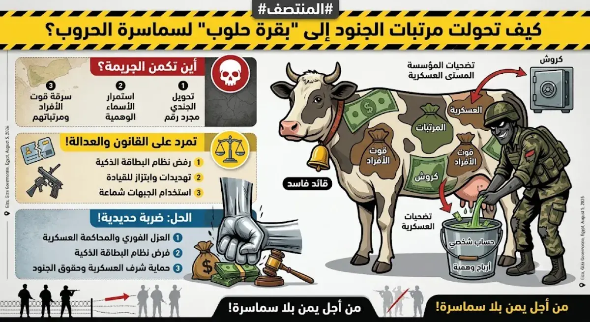 كيف تحولت مرتبات الجنود إلى "بقرة حلوب" لسماسرة ال...