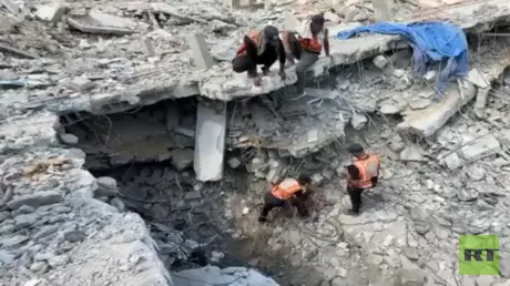 19 جثمانا.. انتهاء عمليات الانتشال من عمارة "كرم"...