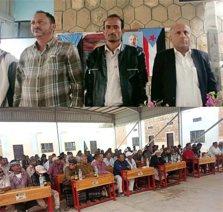 قيادة السلطة المحلية بالحصين تعقد اجتماعًا موسعًا مع مختلف شرائح المجتمع بالمديرية وتصدر بيانًا هامًا