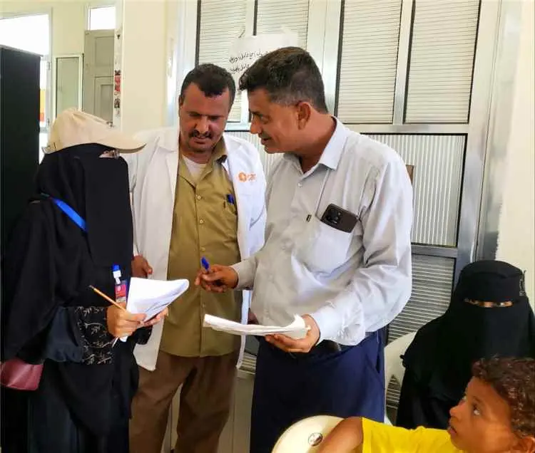 نائب مدير إدارة التثقيف والإعلام الصحي بلحج يشيد بجهود فرق التثقيف والمشرفين المركزيين في متابعة النشاط الإيصالي وحملة التحصين ضد الحصبة بمديرية تبن