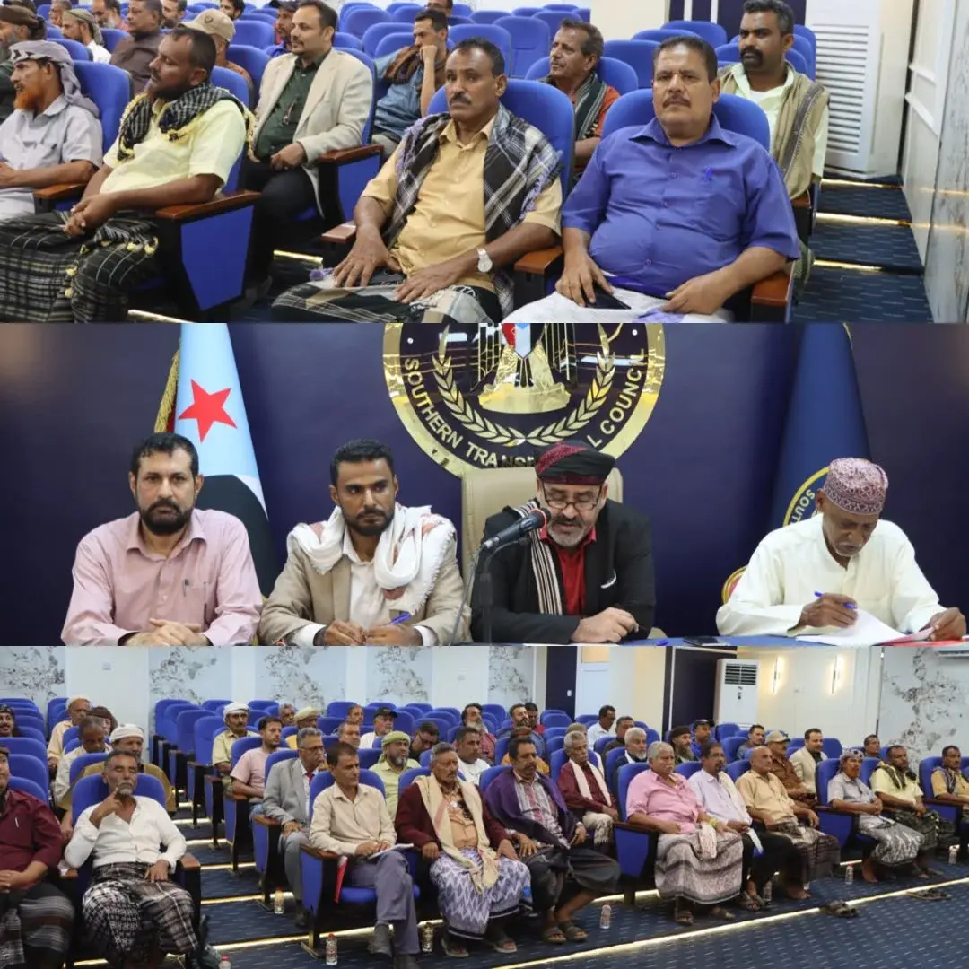 رئيس الاتحاد العام لقبائل الجنوب يلتقي ممثلي الاتح...