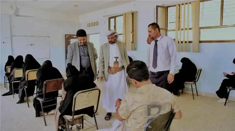 وكيل محافظة مأرب يدشن اختبارات المفاضلة في المعهد...