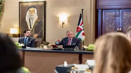 ملك الأردن يحذر من إجراءات إسرائيل ضد الفلسطينيين...
