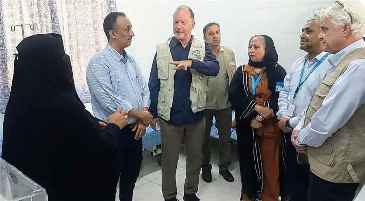مدير صحة عدن يستقبل نائب المدير التنفيذي لليونيسف...