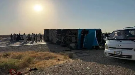 حادث مروع في العراق.. عشرات الضحايا في انقلاب حافة...