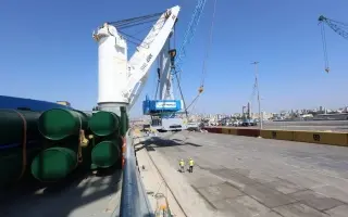 دعماً لتعافي الاقتصاد السوري.. "موانئ دبي" تواصل تطوير ميناء طرطوس