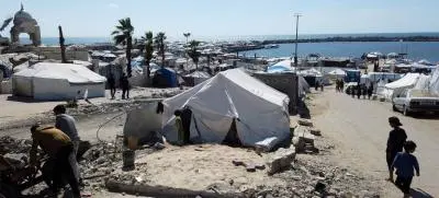 2.15 مليون نازح في غزة يواجهون كارثة إيواء