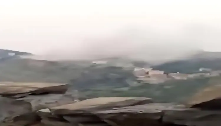 انفجار عنيف يهز شرعب بعد سقوط 3 صورايخ على هذه القرى.. هلع واسع ودمار كبير