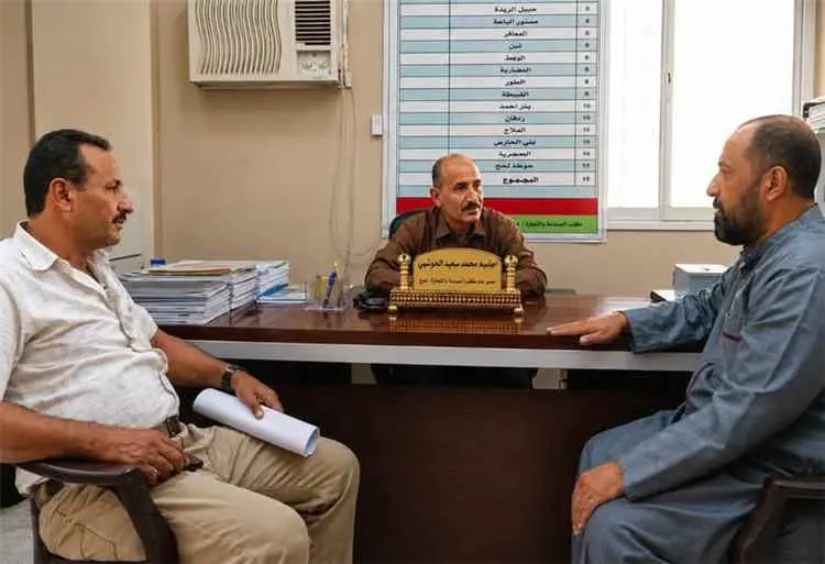 مدير عام مكتب الصناعة والتجارة لحج يبحث مع رئيس ال...