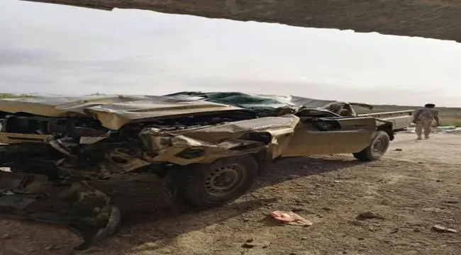 حادث مروع في حساي بالمهرة يودي بحياة عسكري ويصيب 3...