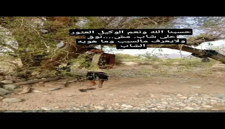 العثور على شاب مجهول الهوية مشنوقًا على شجرة وسط غ...
