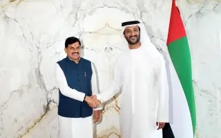 عبدالله بن طوق يبحث مع رئيس وزراء ولاية ماديا براد...