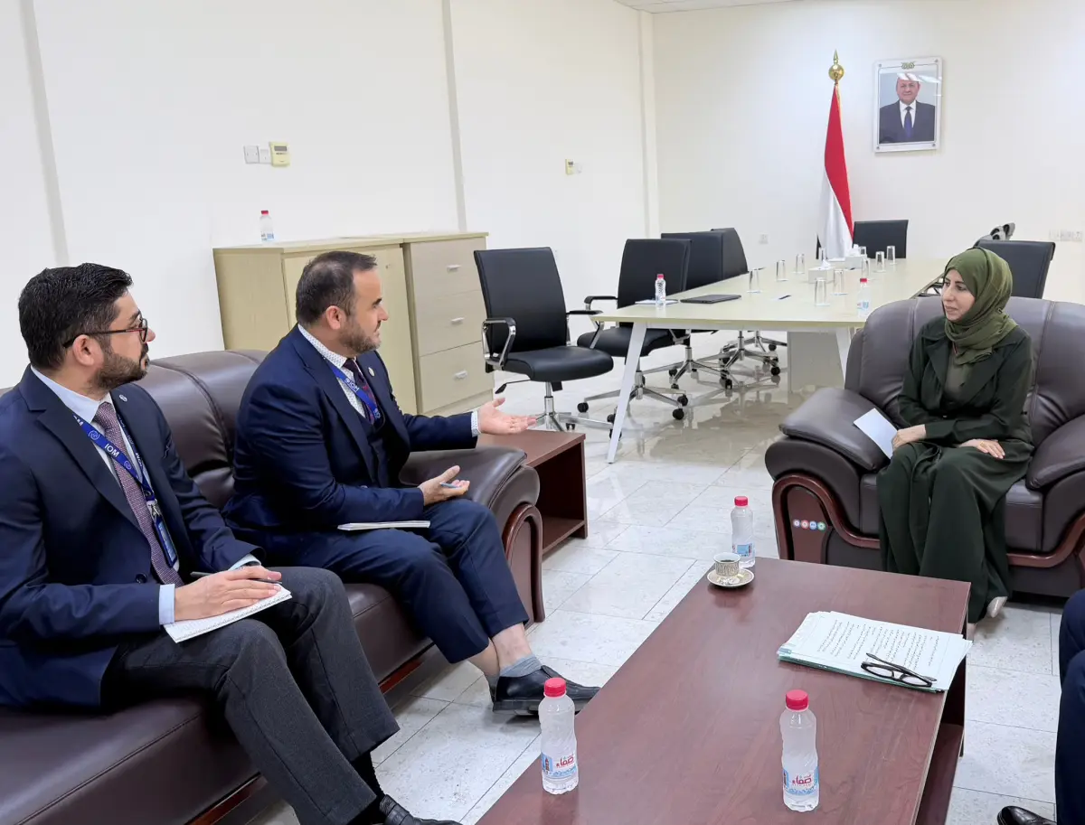 وزيرة الخارجية تبحث مع منظمة الهجرة الدولية تداعيا...