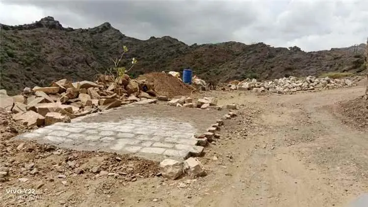 انطلاق أعمال رصف عقبة بوران بتمويل من السلطة المحلية بحالمين