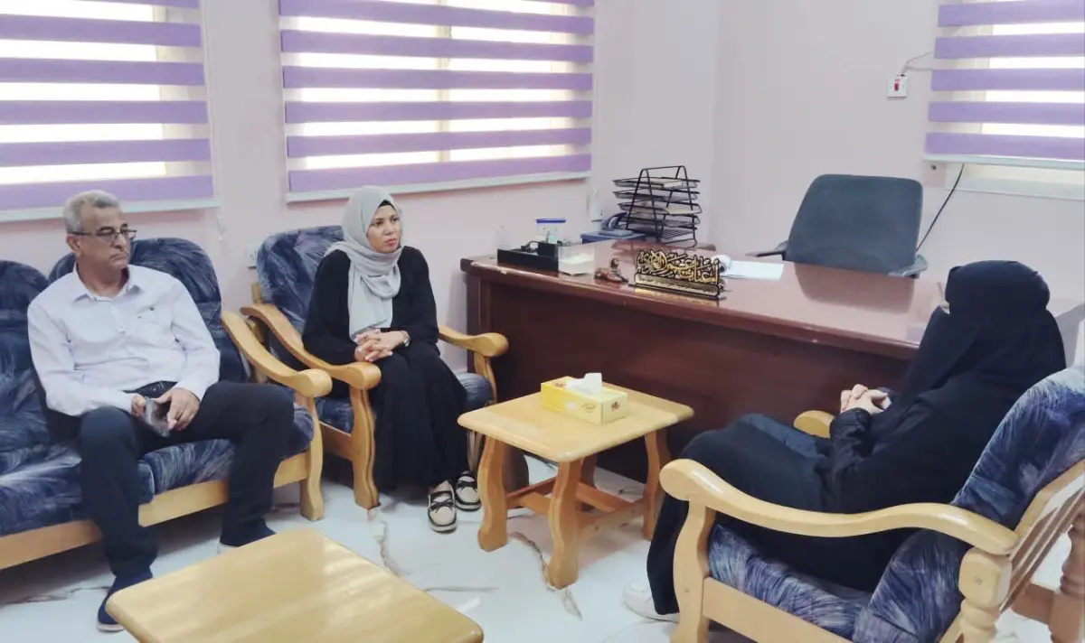 المحامية العمودي تستقبل وفد منظمة نداء جنيف لبحث أ...