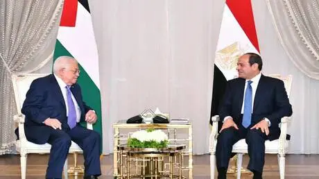 "خط أحمر ضد التهجير".. السيسي يستقبل عباس في القاه...