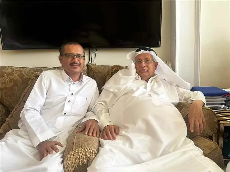 (( زيارة لقامة من قمم العلم والتعليم والعمل الخيري... الدكتور عمر بامحسون ))