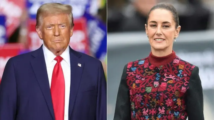 مباحثات هاتفية بين ترامب وشينباوم مع اقتراب الاتفا...