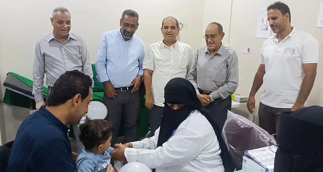 صحة عدن تدشن حملة الفحص الصحي المجاني للأطفال بخورمكسر
