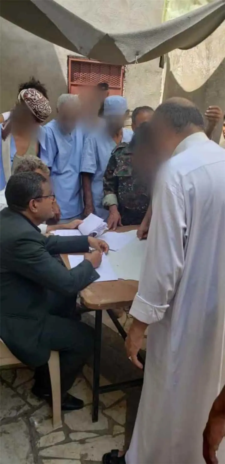 وكيل نيابة شرق تعز يتفقد أوضاع السجناء في الإصلاحي...