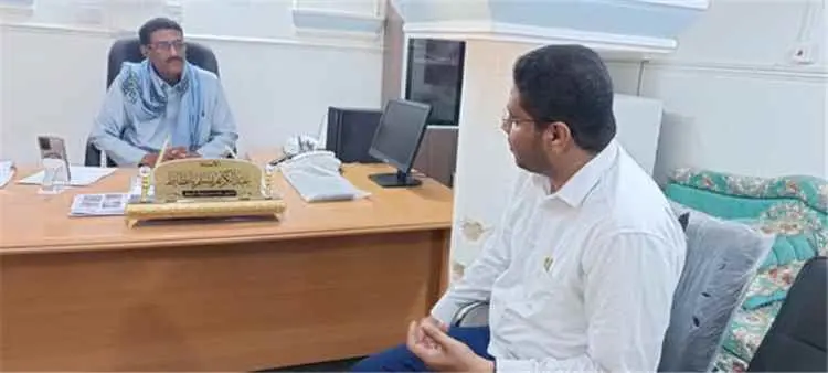 مدير عام تريم يلتقي المدير التنفيذي لمؤسسة مواهب و...