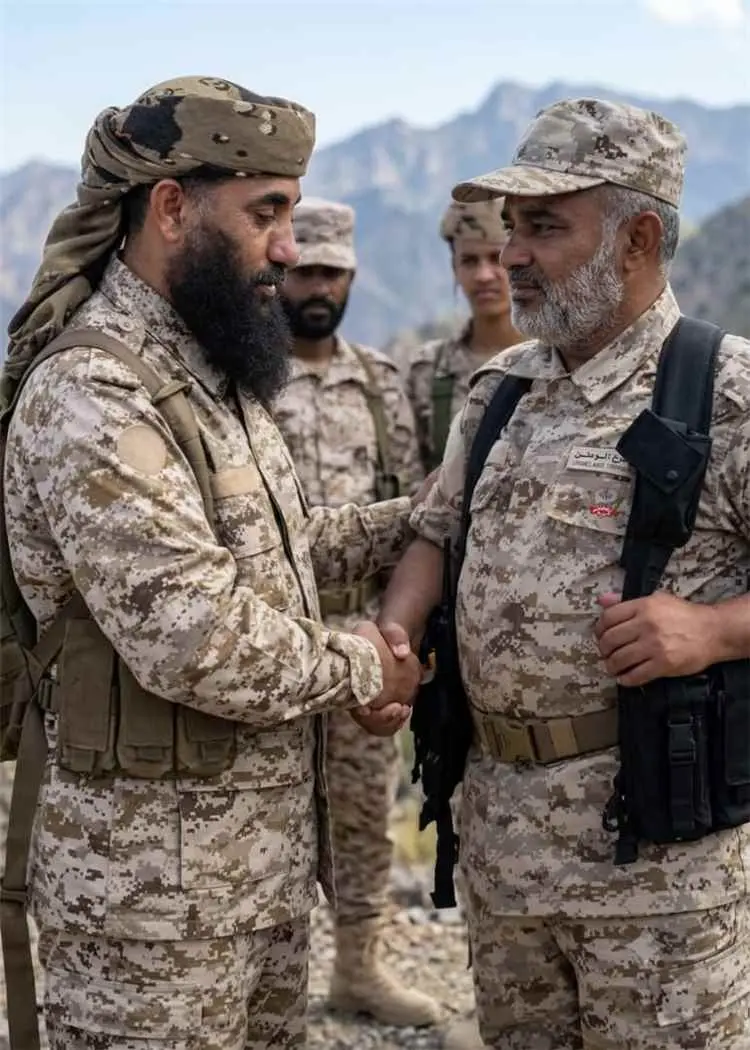 اللواء حمدي شكري يزور جبهة الأغبَرة بالصبيحة ويؤكد الاهتمام بالأبطال المرابطين في خطوط المواجهة
