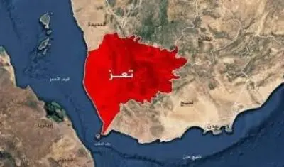 غارتان لطيران العدو على مقبرة بمديرية حيفان في تعز