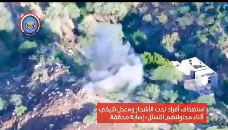 مسيّرات المقاومة الوطنية تضرب بدقة مواقع الحوثيين...