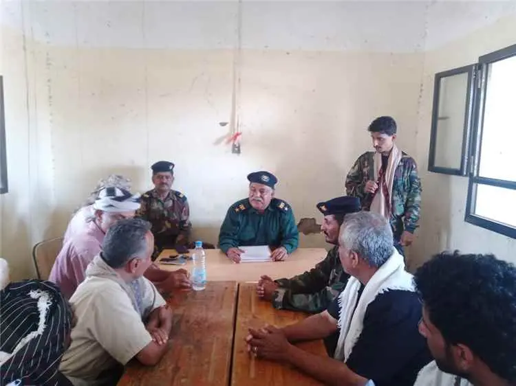 مدير أمن المنطقة الوسطى يناقش مع مدراء أمن المديريات تعزيز الأمن في المرحلة الراهنة