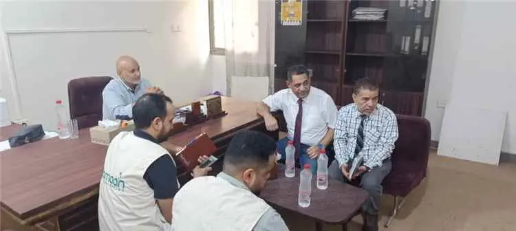 مدير عام مستشفى الأمراض النفسية يلتقي المدير التنف...